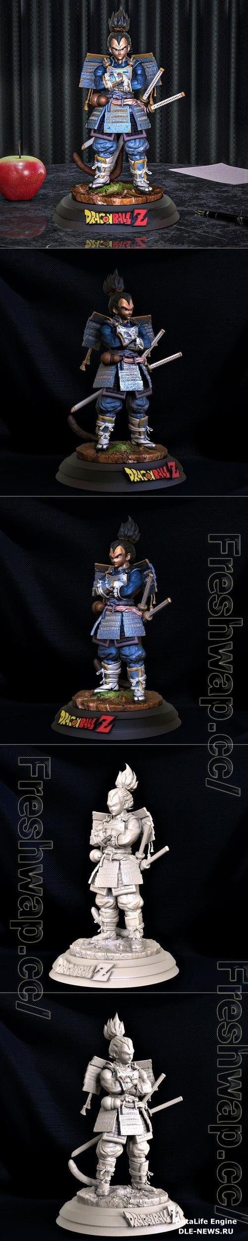 Vegeta Samurai 3D Print