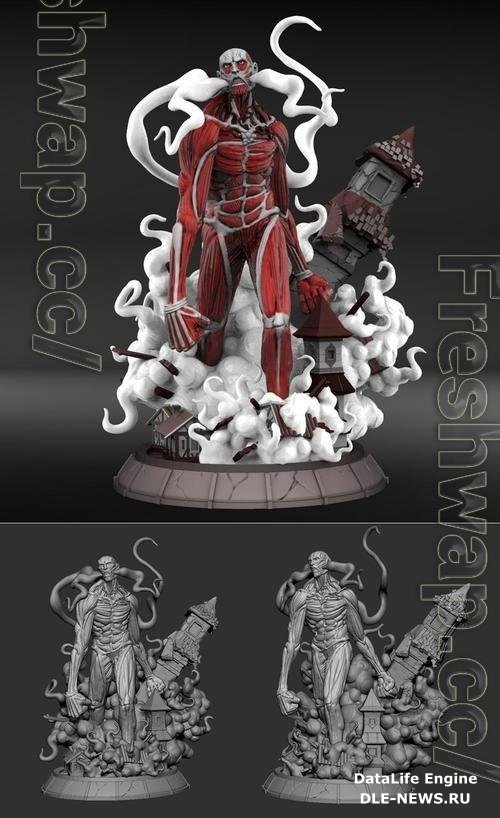 Attack on Titan - Colossal Titan 3D Print