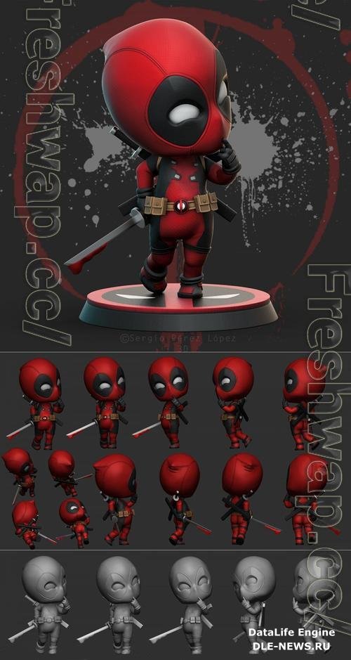 Deadpool Chibi 3D Print