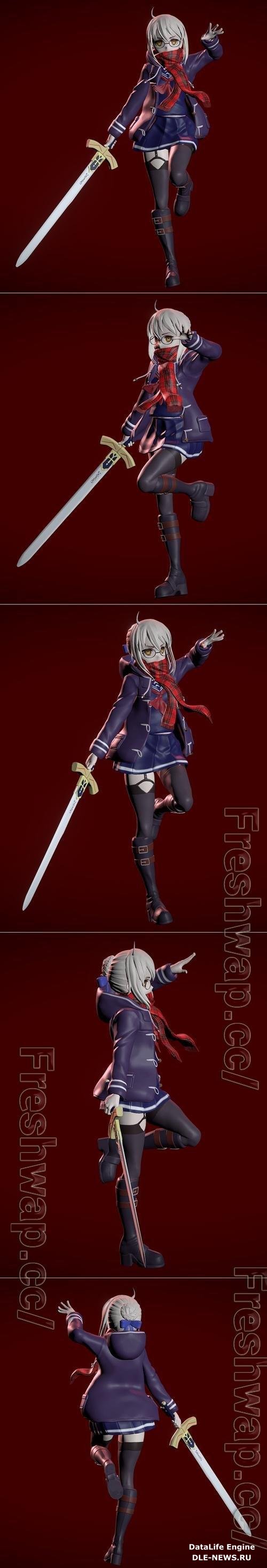 Mysterious Heroine X Alter 3D Print