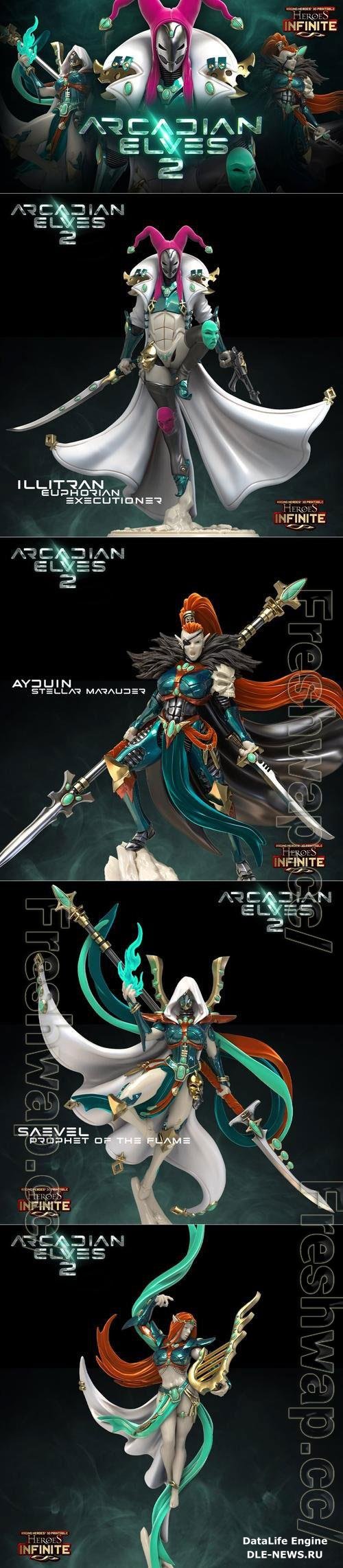 Heroes Infinite - Arcadian Elves 2 August 2022 3D Print