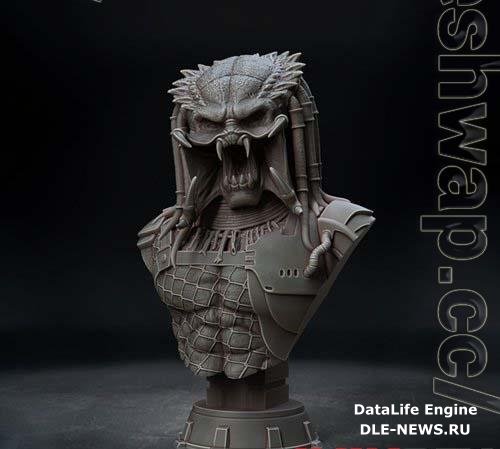 Predator Bust 3D Print