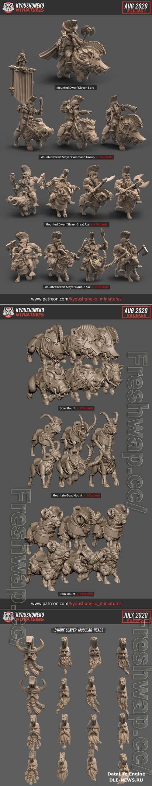 JDwarf Mounted Slayer 3D Print