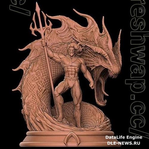 Aquaman Diorama 3D Print