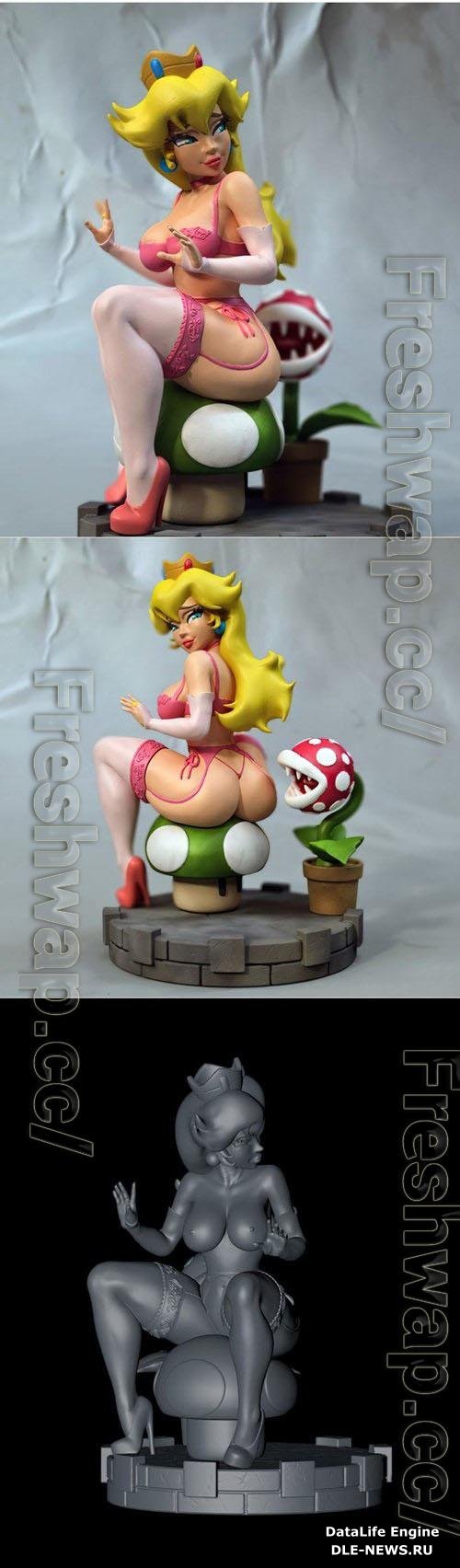 Peach princess 3D Print