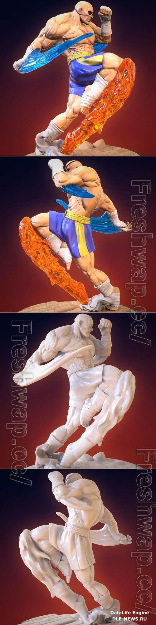 Sagat 3D Print