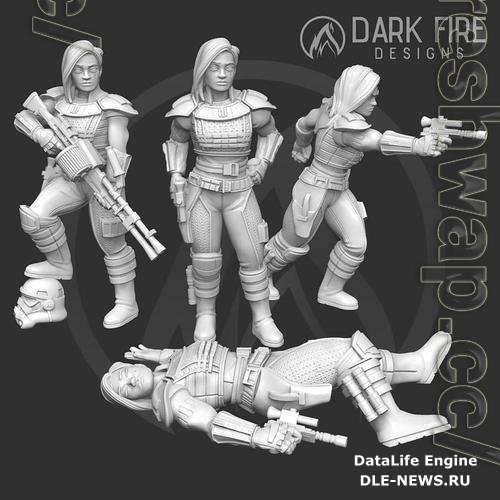 Star Wars Legion - Sin faccion - Cara Dune 3D Print