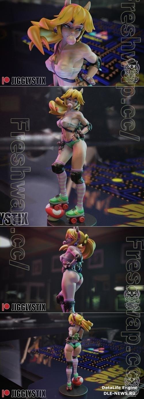 Roller Derby Peach 3D Print