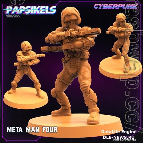 Meta Man Four 3D Print