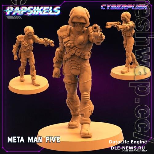 Meta Man Five 3D Print