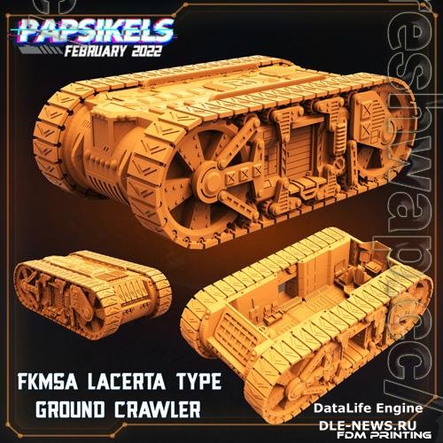 FKMSA Lacerta Type Ground Crawler 3D Print