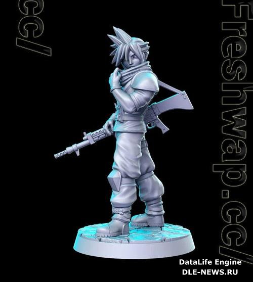 Cloud Crisis Core 3D Print