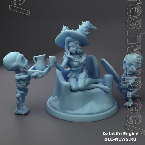 Necromancer Beach Lounger 3D Print