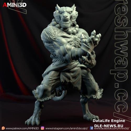 Tabaxi Monk Male 3D Print