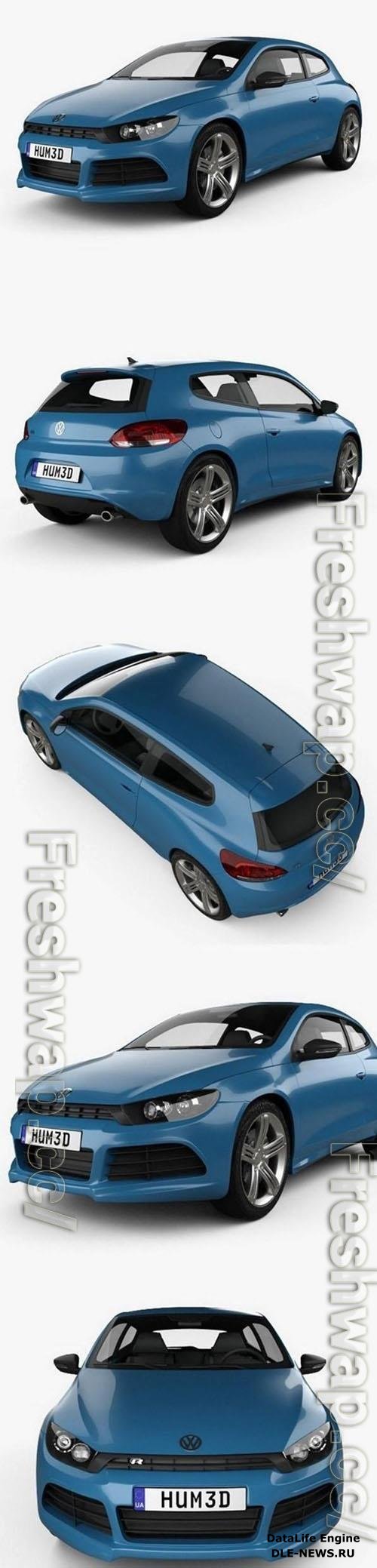 Volkswagen Scirocco R 2010 3D Model