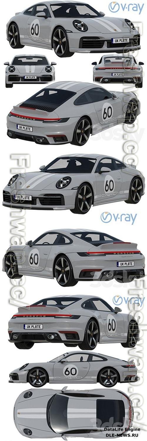 Porsche 911 Sport Classic 2023 3D Model