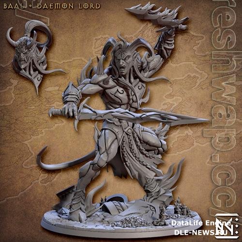 Baal the Daemon Lord 3D Print