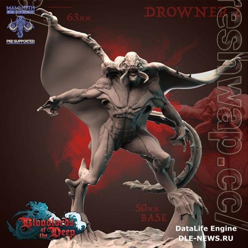Mammoth Bloodlords of the Deep Drowner 2 3D Print
