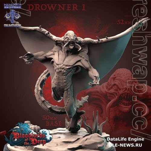 Mammoth Bloodlords of the Deep Drowner 1 3D Print