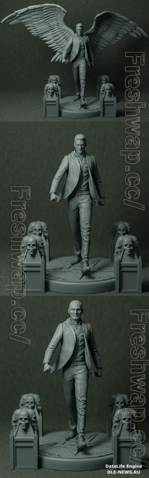 Lucifer Morningstar 3D Print