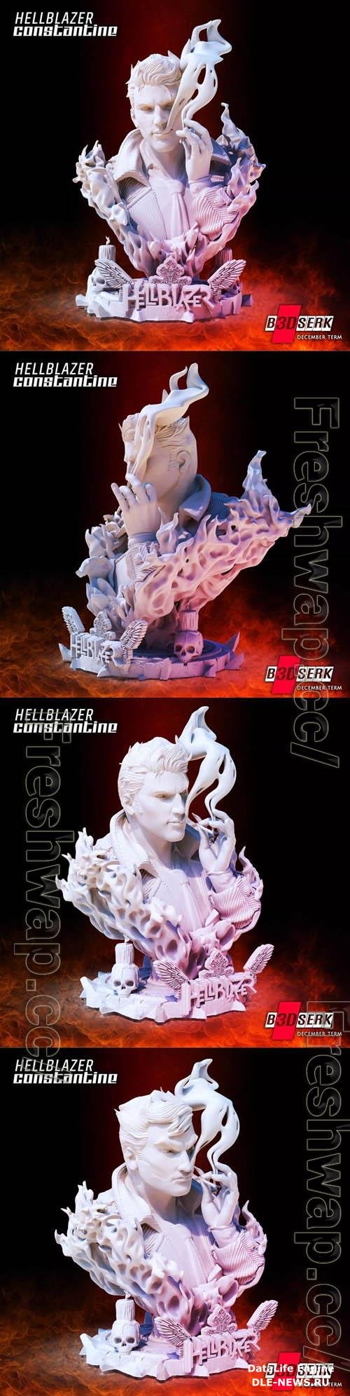 Hellblazer Constantine Bust 3D Print