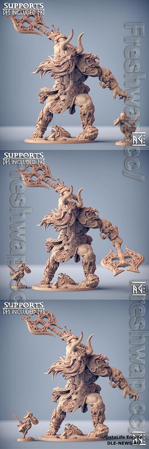 Hulgfnir, Frost Jotunn Champion 3D Print