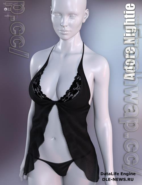 dForce Adore Nightie for Genesis 8 Females