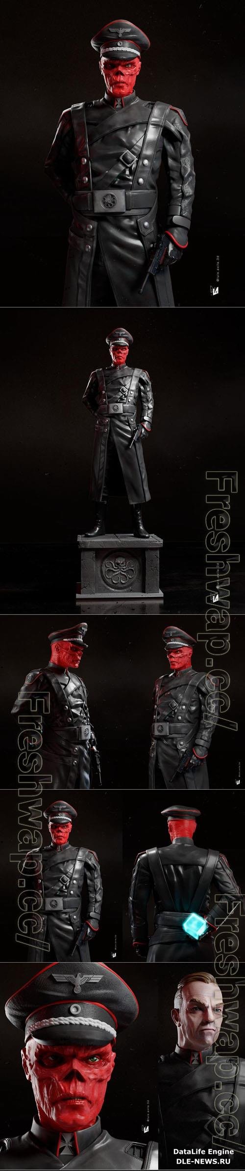 Red Skull Marvel 3D Print