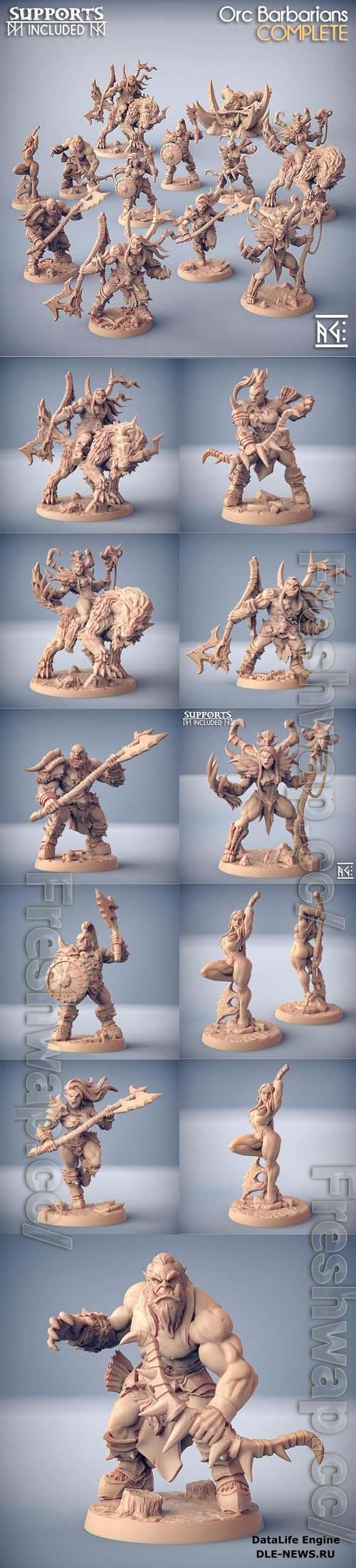 Orc Barbarians 3D Print