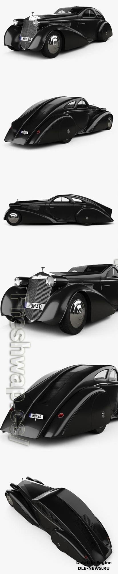 Rolls-Royce Phantom Jonckheere Coupe 1934 3D Model