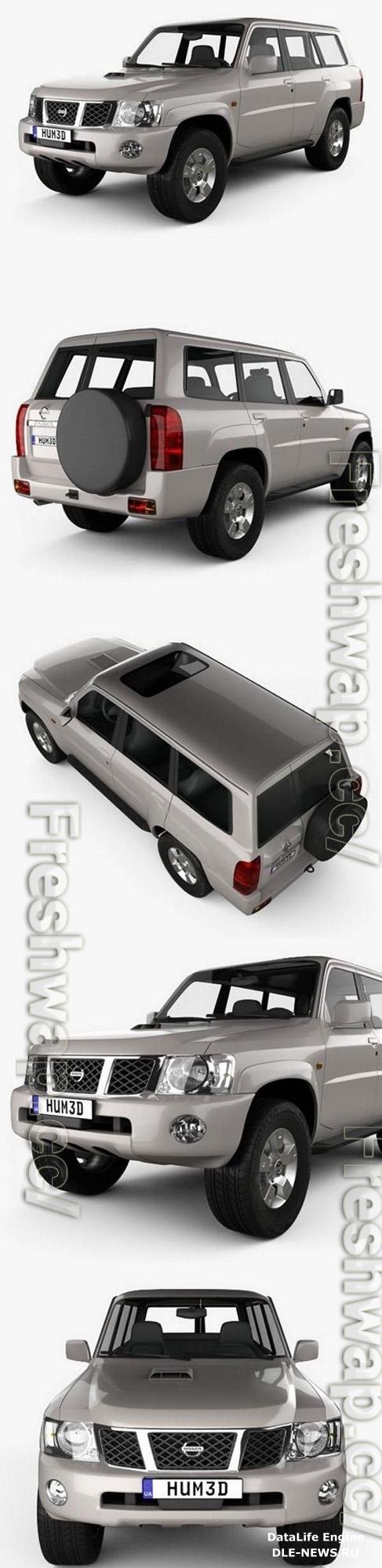 Nissan Patrol (Y61) 2004 3D Model