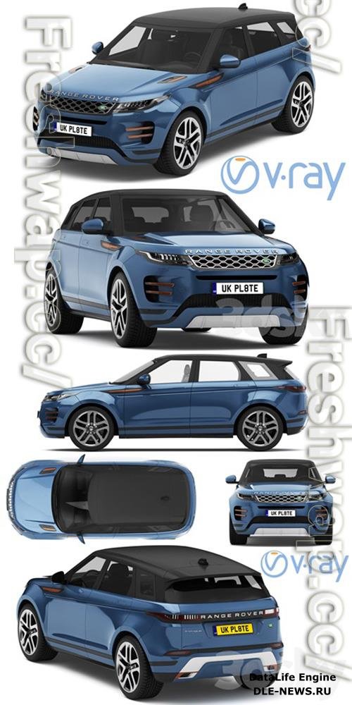 Land Rover Range Rover Evoque R-dynamic 2019 3D Model