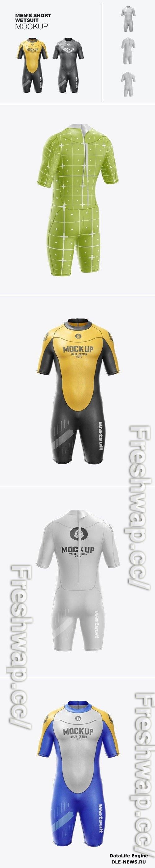 Surf Short Wetsuit mockup GM3YU7F