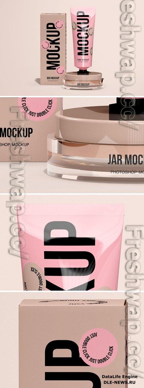 Cosmetic Set Mockup ZJ6QJJ4