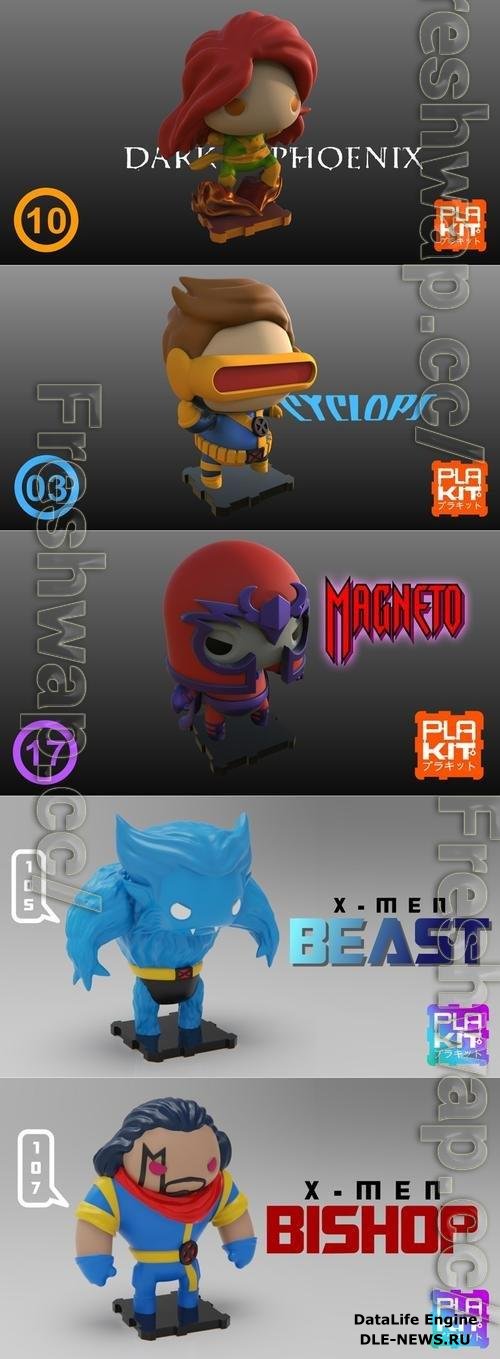 PlaKit - X-men Pack 3D Print