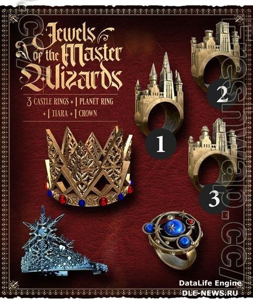 Raging Heroes Xmas - Jewels of the Master Wizards 3D Print