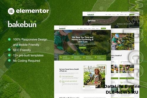 ThemeForest - Bakebun - Landscape & Gardening Elementor Template Kit/40247738