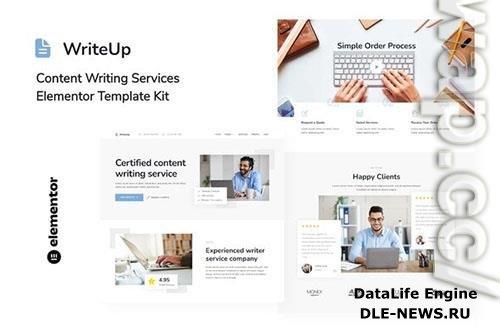 ThemeForest - WriteUp - Content Writing Services Elementor Template Kit/40281970