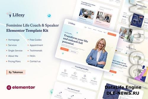 ThemeForest - Lifesy - Feminine Life Coach & Speaker Elementor Template Kit/40309095