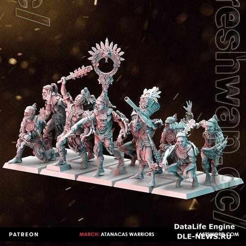 Last Sword Miniatures - Atanakas Warriors 3D Print