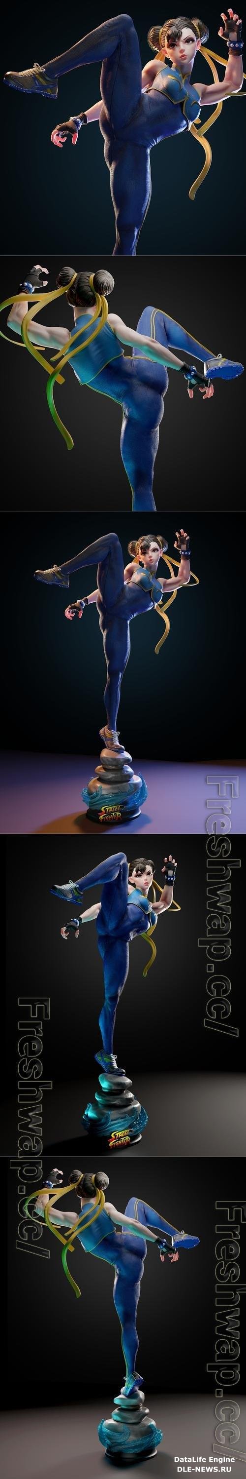 Street Fighter - Chun-li 3D Print