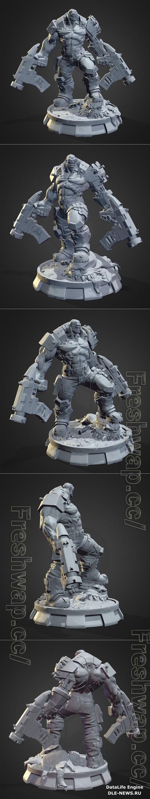 Orc Cyborg 3D Print