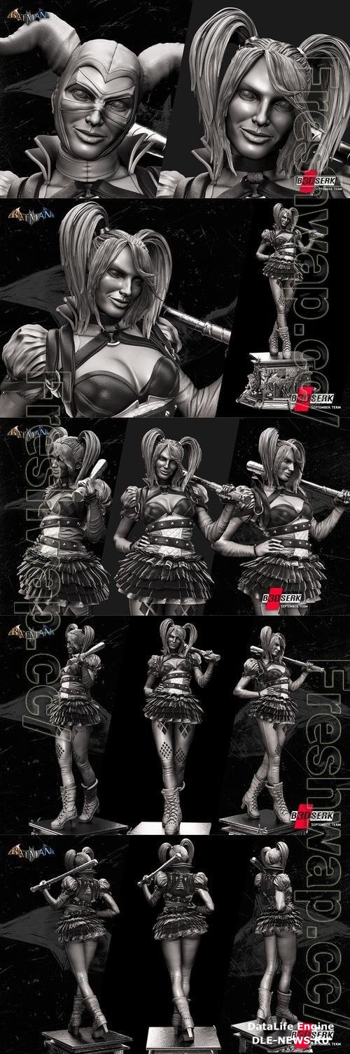 B3DSERK - Harley Quinn Sculpture 3D Print