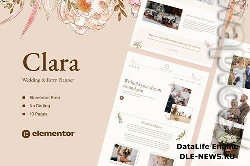 ThemeForest - Clara - Wedding & Party Planner Template Kits/40384350