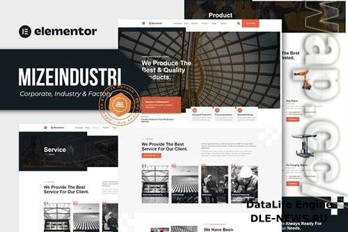 ThemeForest - Mizeindustri - Corporate, Industry & Factory Elementor Template Kit/40307921