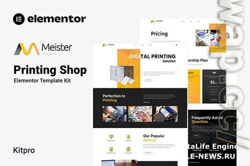 ThemeForest - Meister - Printing Shop Elementor Template Kit/40325727