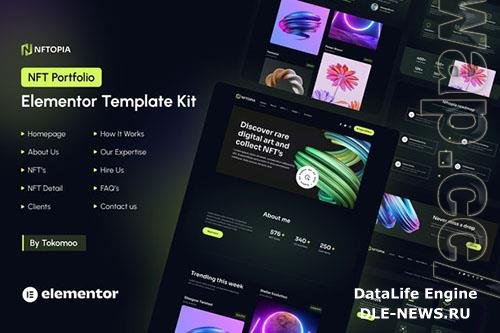 ThemeForest - Nftopia - NFT Portfolio Elementor Pro Template Kit/40367360