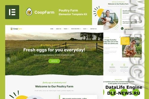 ThemeForest - CoopFarm - Poultry Farm Elementor Pro Template Kit/40209802