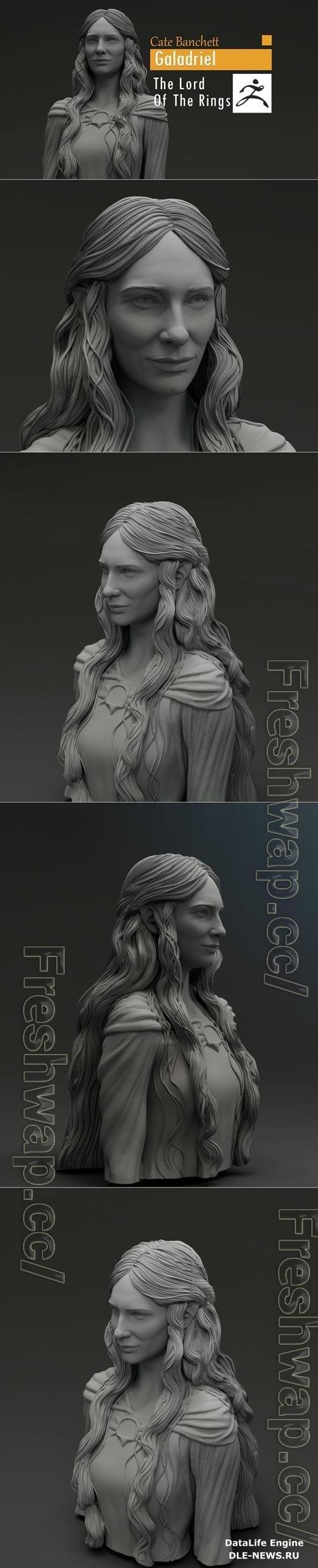 Cate Blanchet - Galadriel - The Lord Of The RIngs 3D Print