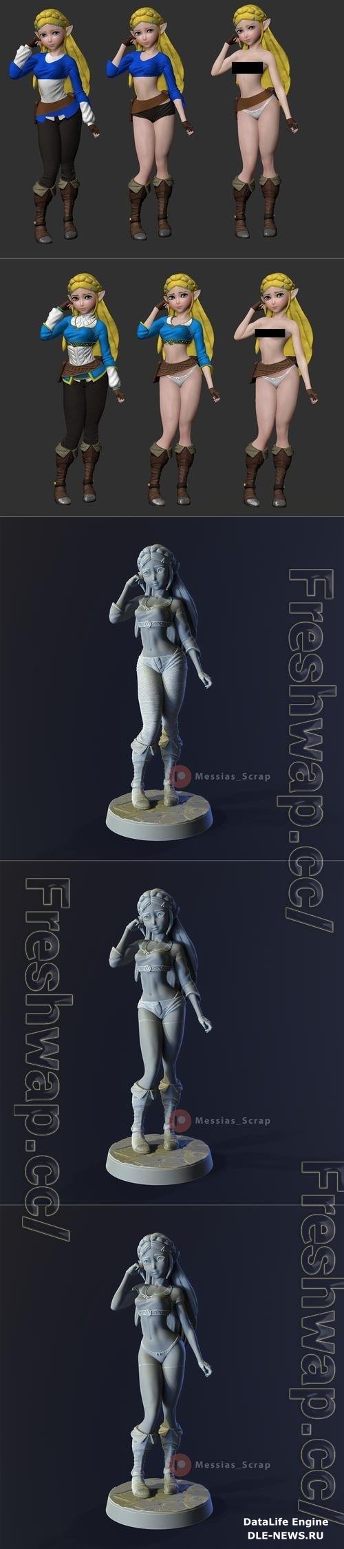 Princess Zelda 3D Print